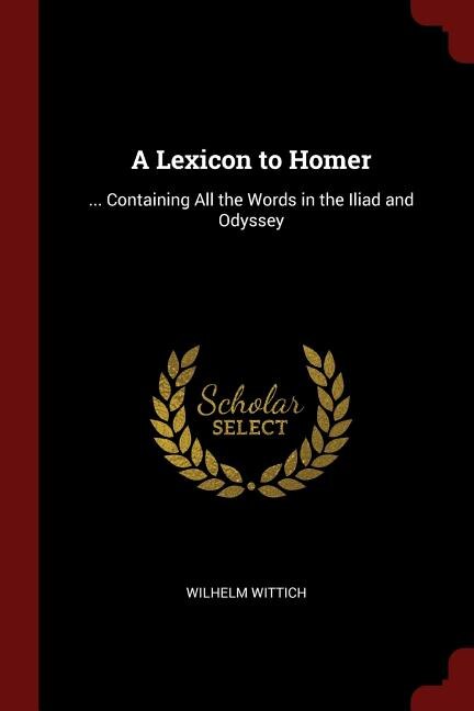 Couverture_A Lexicon to Homer