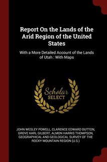 Couverture_Report On the Lands of the Arid Region of the United States