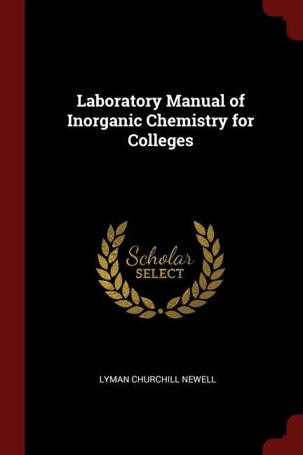 Front cover_Laboratory Manual of Inorganic Chemistry for Colleges