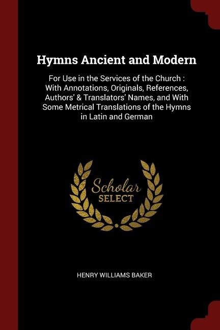Couverture_Hymns Ancient and Modern
