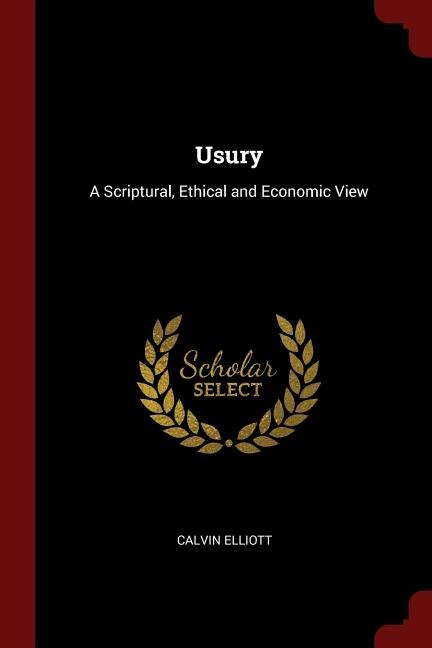 Front cover_Usury