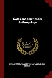 Front cover_Notes and Queries On Anthropology