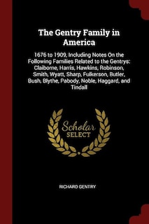Couverture_The Gentry Family in America