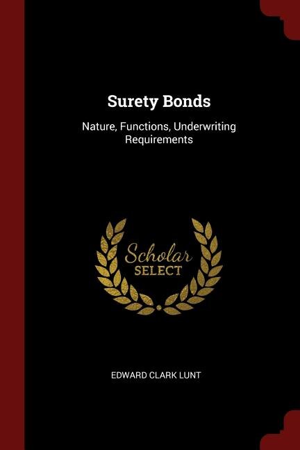 Front cover_Surety Bonds