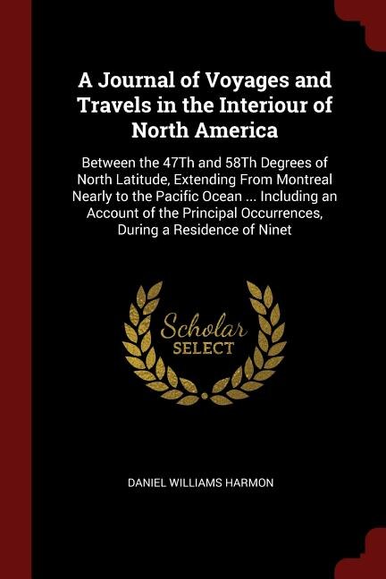 Front cover_A Journal of Voyages and Travels in the Interiour of North America