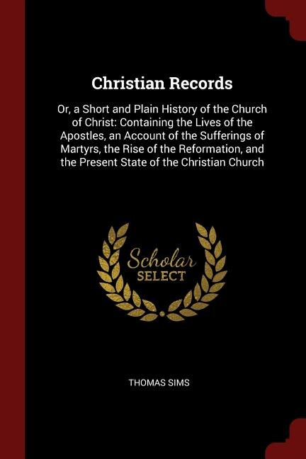 Front cover_Christian Records