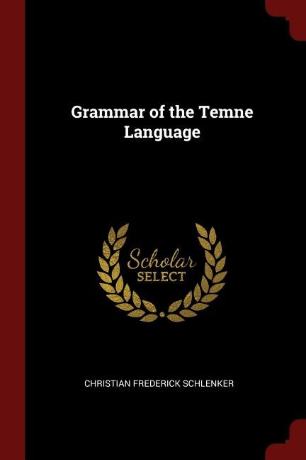 Grammar of the Temne Language