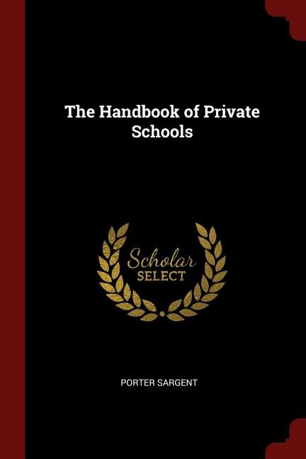 Front cover_The Handbook of Private Schools