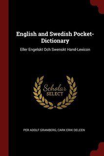 Front cover_English and Swedish Pocket-Dictionary