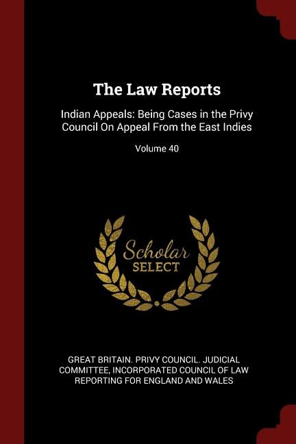 Couverture_The Law Reports