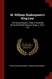 Front cover_M. William Shakespeare's King Lear