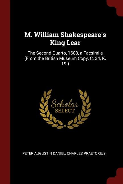 Front cover_M. William Shakespeare's King Lear