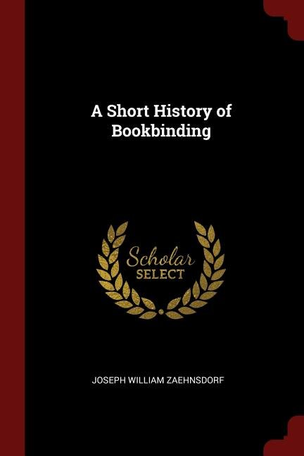 Front cover_A Short History of Bookbinding