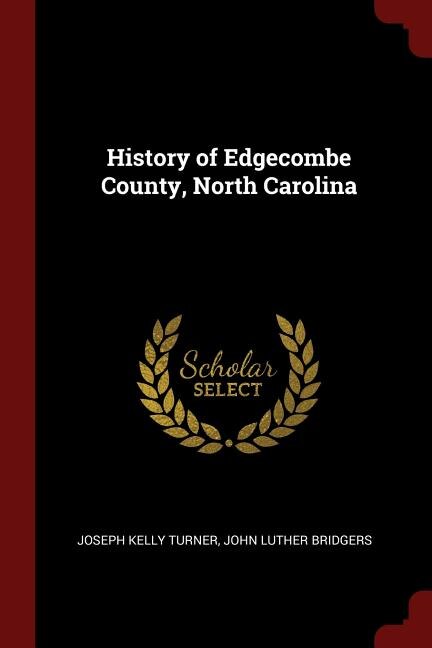 Front cover_History of Edgecombe County, North Carolina