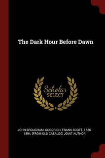 Front cover_The Dark Hour Before Dawn