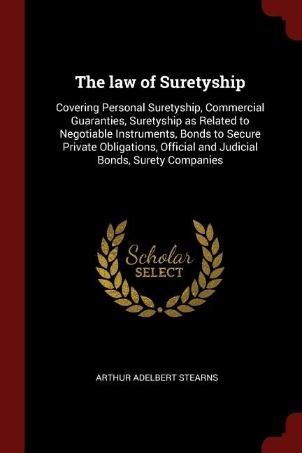 Front cover_The law of Suretyship