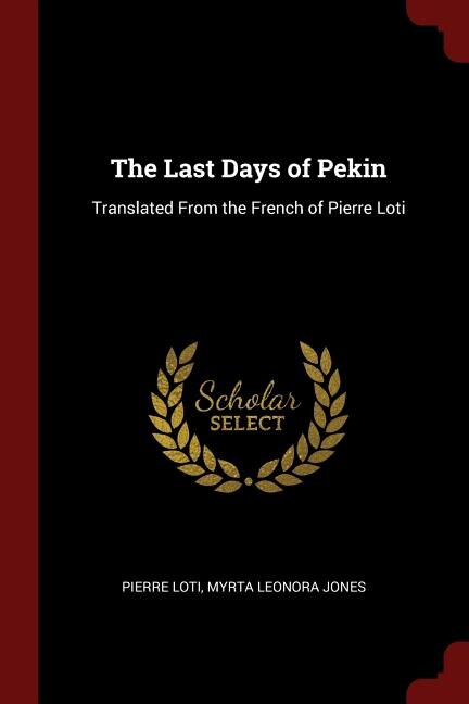 Front cover_The Last Days of Pekin