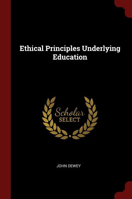 Front cover_Ethical Principles Underlying Education