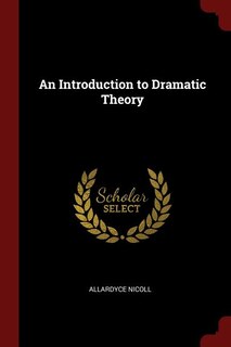 Couverture_An Introduction to Dramatic Theory