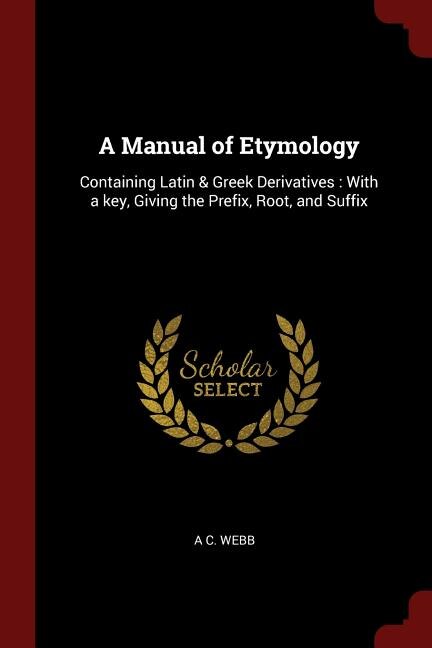 Front cover_A Manual of Etymology