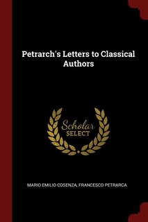 Front cover_Petrarch's Letters to Classical Authors