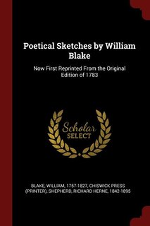 Couverture_Poetical Sketches by William Blake