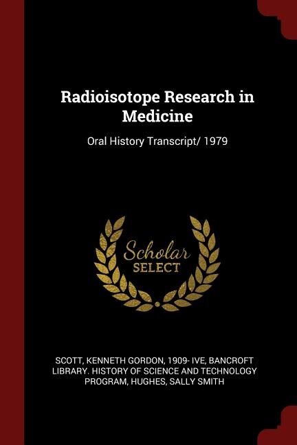 Front cover_Radioisotope Research in Medicine