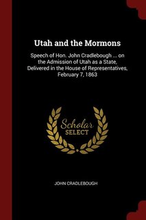 Front cover_Utah and the Mormons
