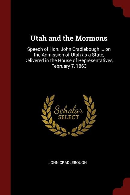 Front cover_Utah and the Mormons