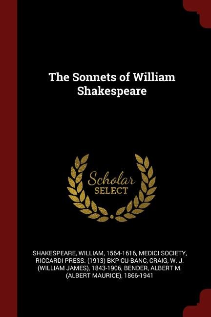 Front cover_The Sonnets of William Shakespeare