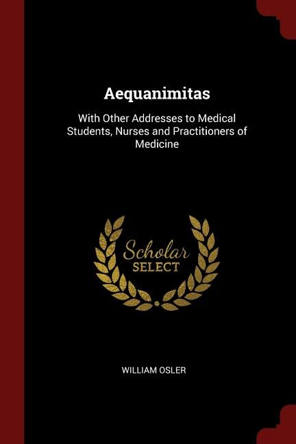 Front cover_Aequanimitas