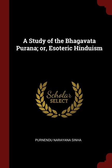 Couverture_A Study of the Bhagavata Purana; or, Esoteric Hinduism