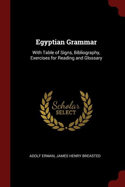 Front cover_Egyptian Grammar