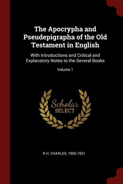 Front cover_The Apocrypha and Pseudepigrapha of the Old Testament in English