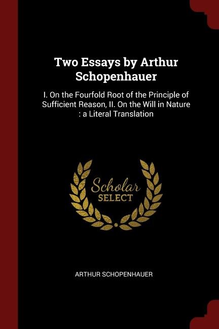 Couverture_Two Essays by Arthur Schopenhauer