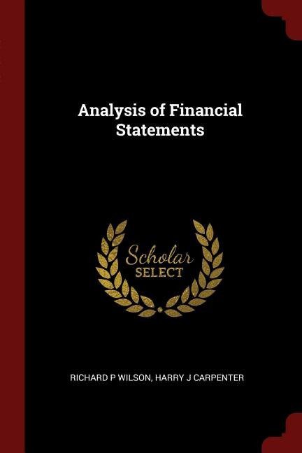 Analysis of Financial Statements