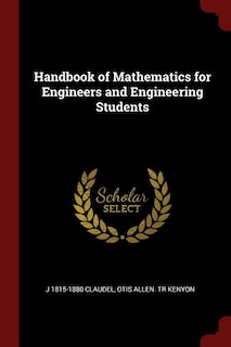 Front cover_Handbook of Mathematics for Engineers and Engineering Students