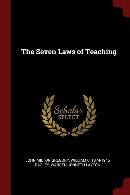 Front cover_The Seven Laws of Teaching