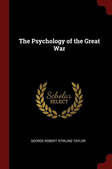 Couverture_The Psychology of the Great War