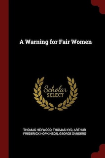 Couverture_A Warning for Fair Women