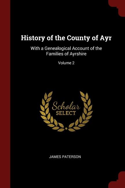 Couverture_History of the County of Ayr
