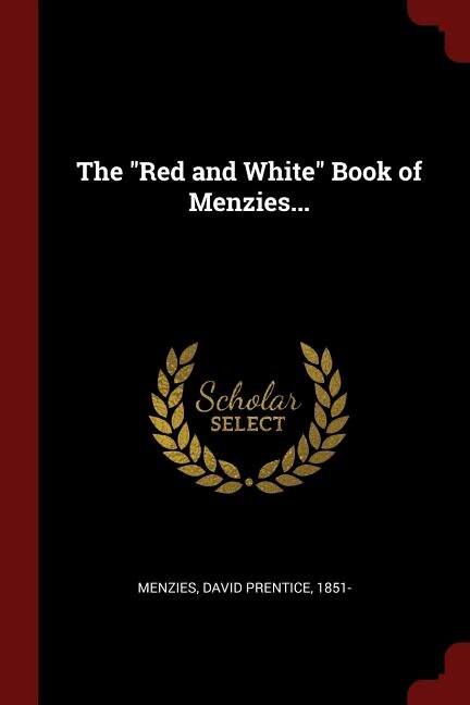 Front cover_The Red and White Book of Menzies...