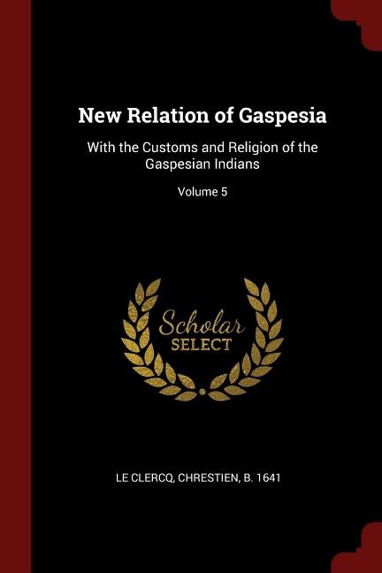 Couverture_New Relation of Gaspesia