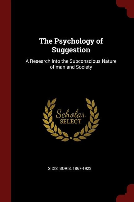 Couverture_The Psychology of Suggestion