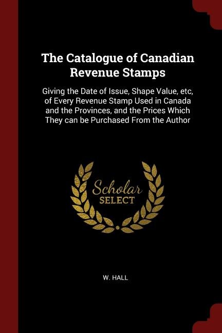 Couverture_The Catalogue of Canadian Revenue Stamps