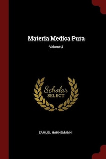 Couverture_Materia Medica Pura; Volume 4