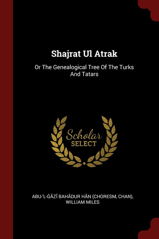 Front cover_Shajrat Ul Atrak