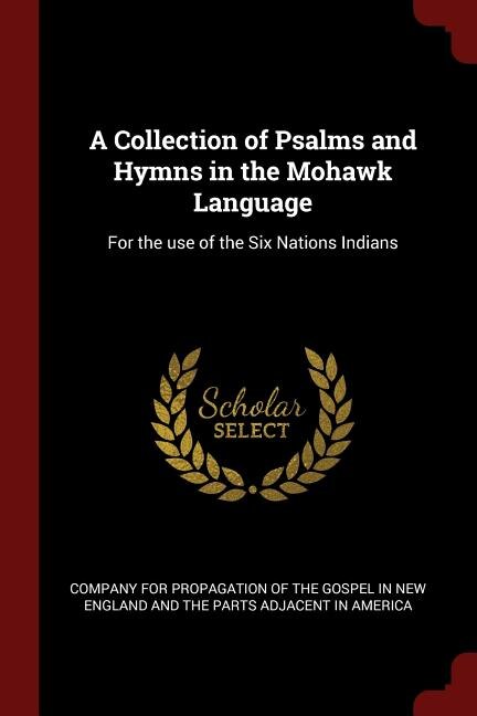 Front cover_A Collection of Psalms and Hymns in the Mohawk Language