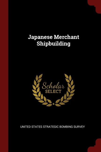 Couverture_Japanese Merchant Shipbuilding