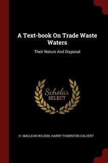 Front cover_A Text-book On Trade Waste Waters